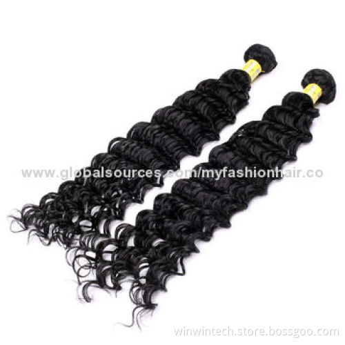Very Cheap! Best 5A Unprocessed Brazilian Malaysian Peruvian Indian Virgin Deep WeavesNew